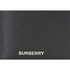 Heren Burberry Portefeuilles^Leren paspoorthouder met kaartsleuven