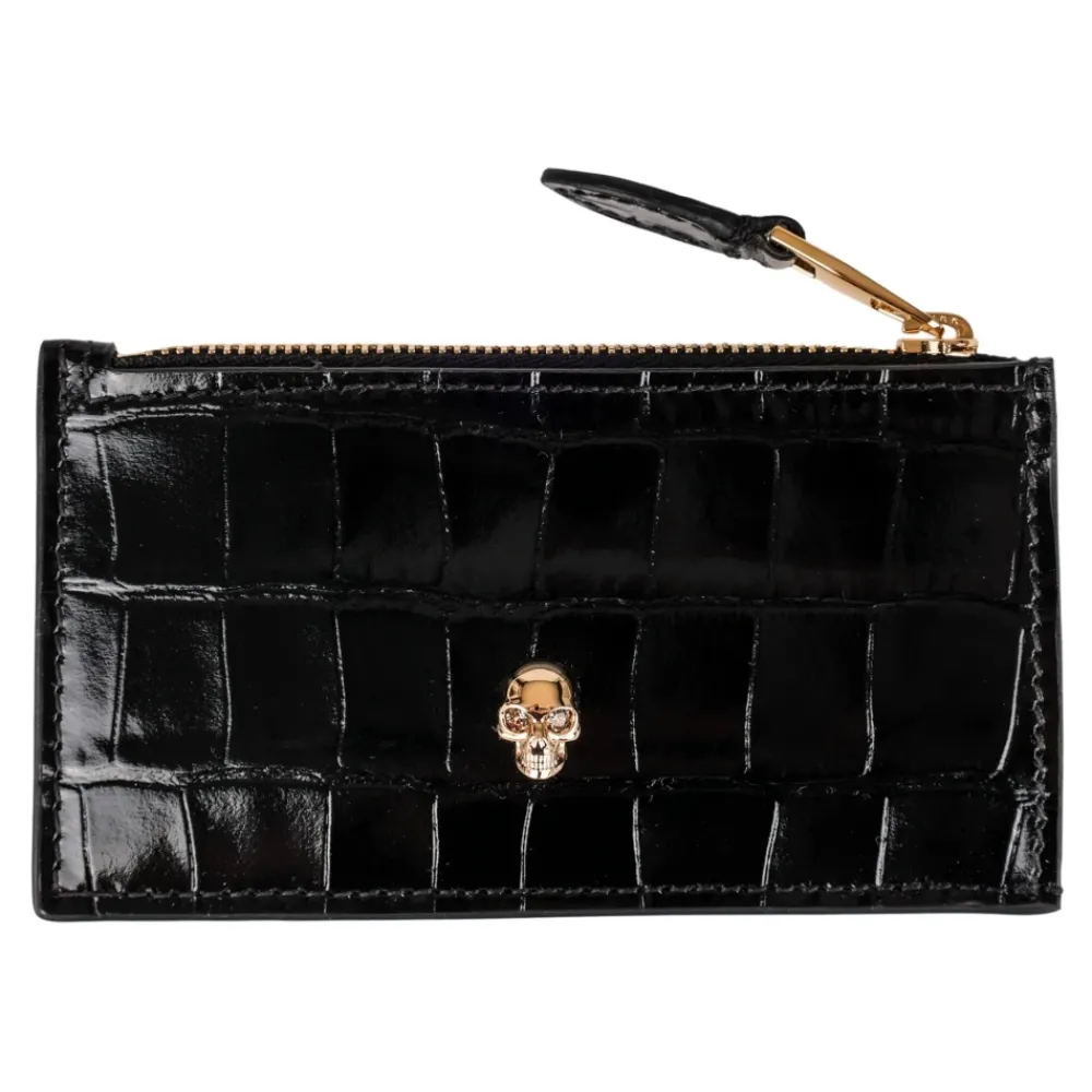 DAMES Alexander McQueen Portefeuilles^Leren Portemonnee