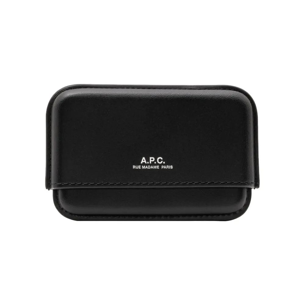 Heren A.P.C. Portefeuilles^Leren Portemonnee & Pasjeshouder