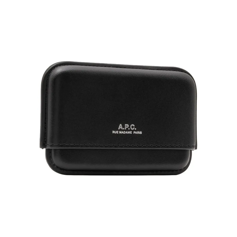 Heren A.P.C. Portefeuilles^Leren Portemonnee & Pasjeshouder