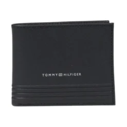 Heren Tommy Hilfiger Leren Portemonnee met Binnenzakken
