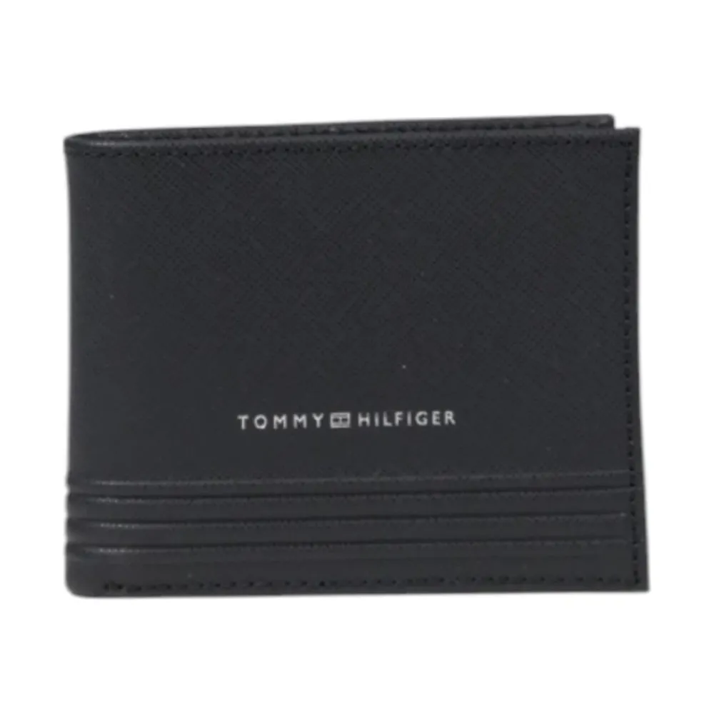 Heren Tommy Hilfiger Leren Portemonnee met Binnenzakken