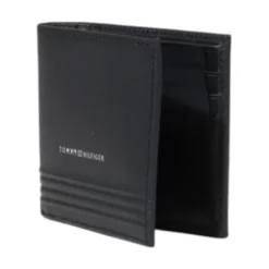 Heren Tommy Hilfiger Leren Portemonnee met Binnenzakken