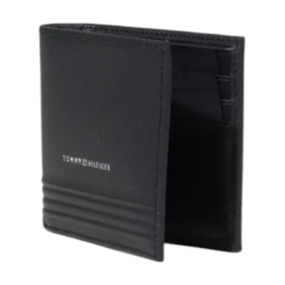Heren Tommy Hilfiger Leren Portemonnee met Binnenzakken