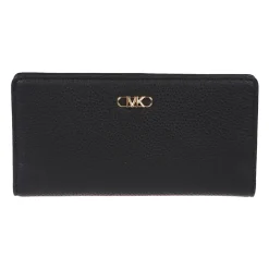 DAMES Michael Kors Leren portemonnee met drukknoopsluiting