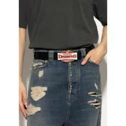 Heren Dsquared2 Riemen^Leren riem