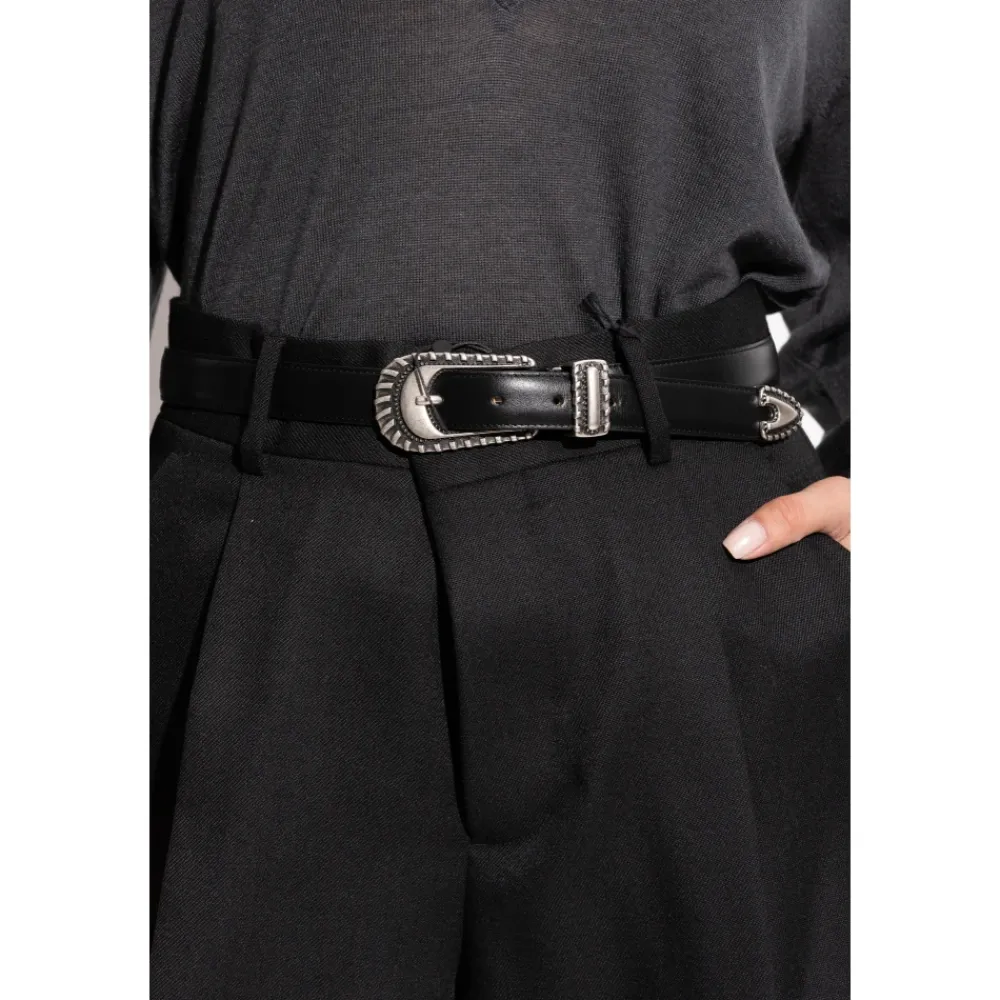 DAMES IRO Leren riem buik