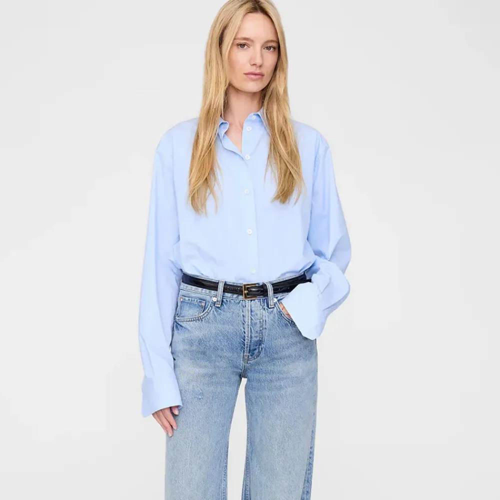 DAMES Anine Bing Riemen^Leren riem in lakleer met gouden gesp