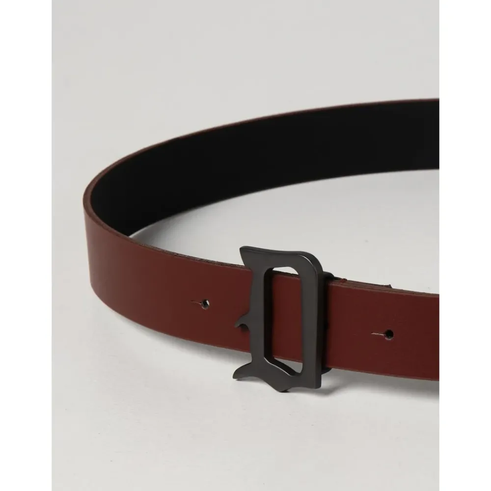 Dondup Leren Riem met Gesp