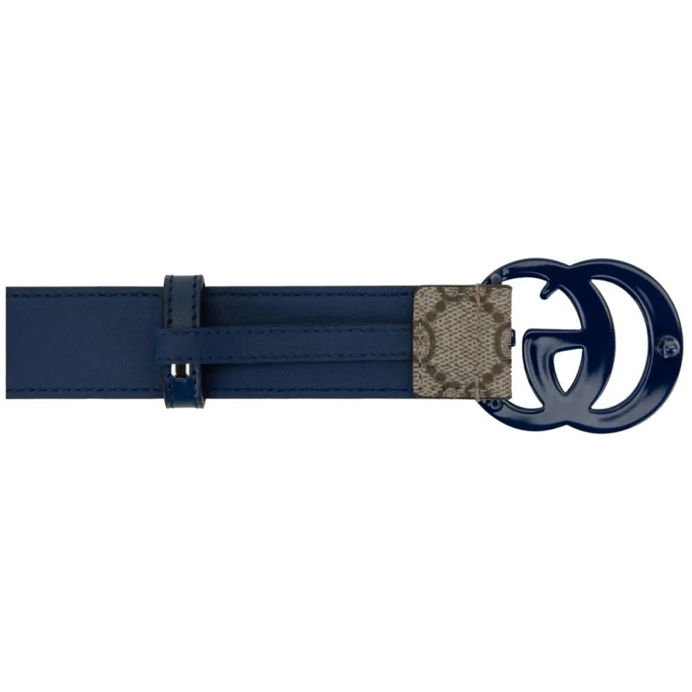 Heren Gucci Riemen^Leren Riem met Logo Gesp