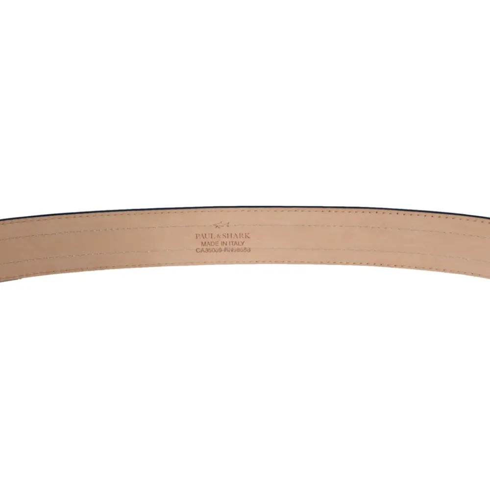 Heren Paul & Shark Leren Riem met Vlaglint