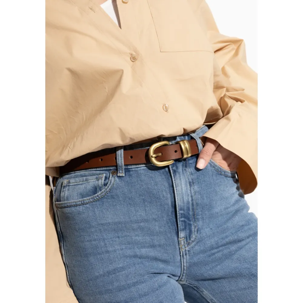 DAMES By Malene Birger Leren riem Zoilo