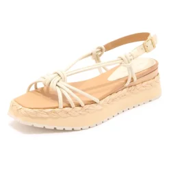 DAMES Paloma Barceló Sleehakken^Leren sandaal met Acara Lory-stijl