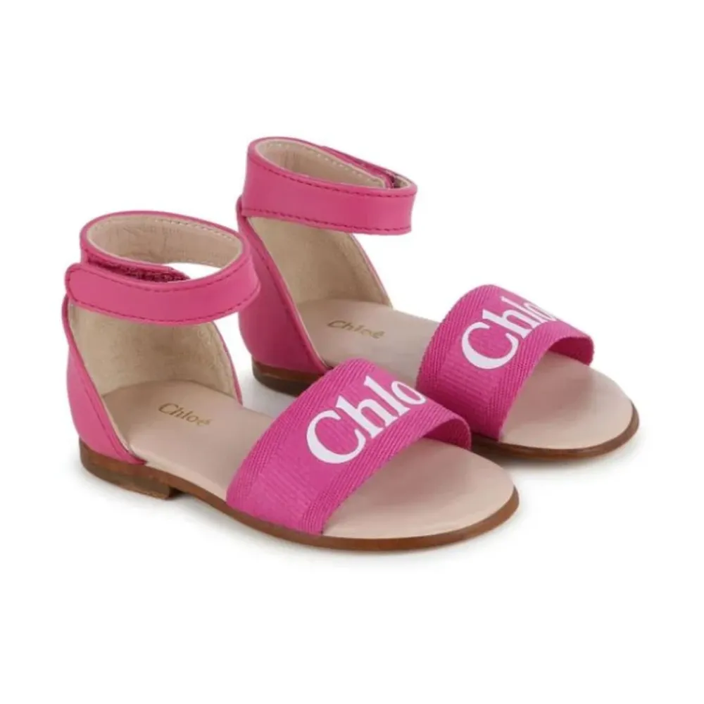 Chloé Leren Sandalen