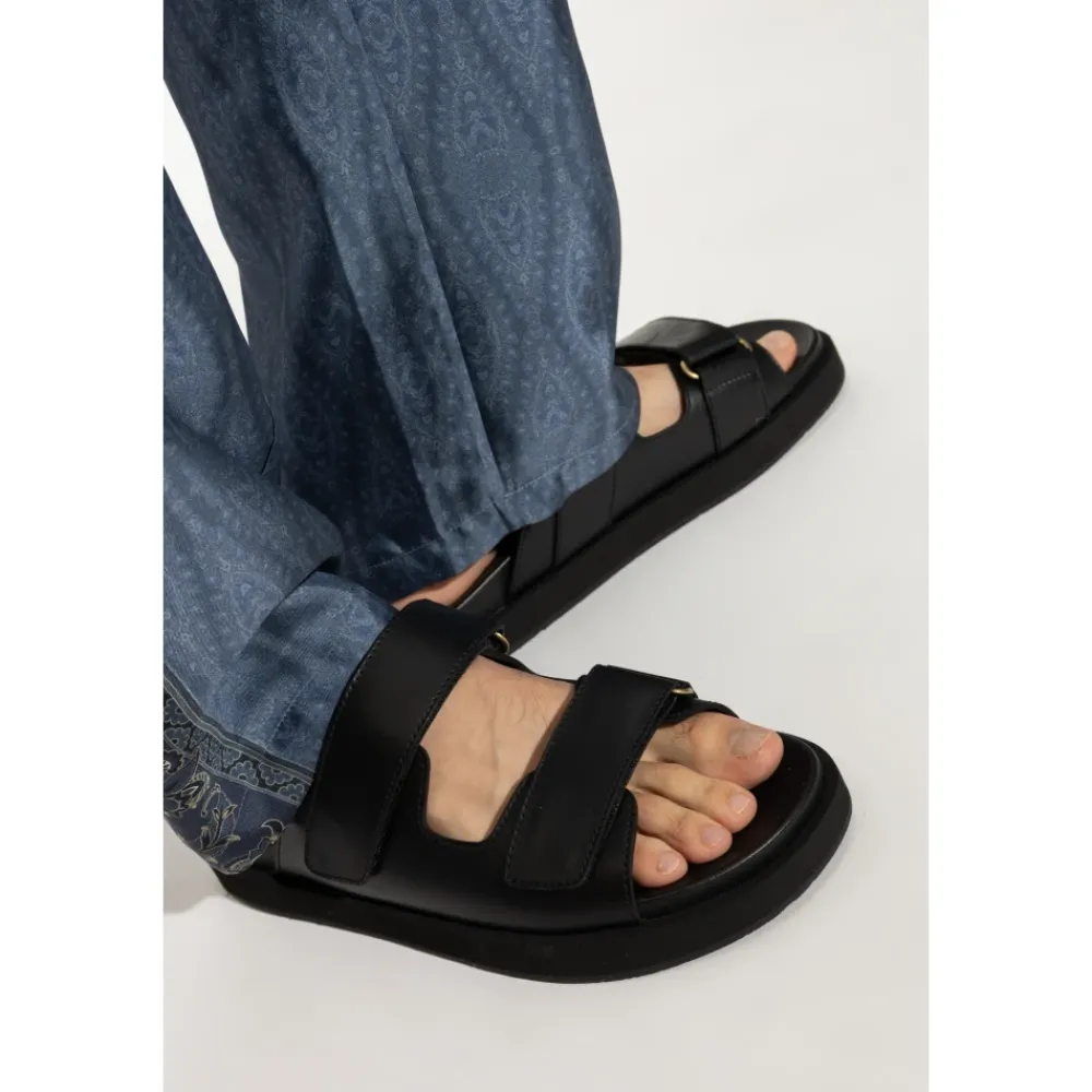 Heren Etro Sandalen^Leren Sandalen