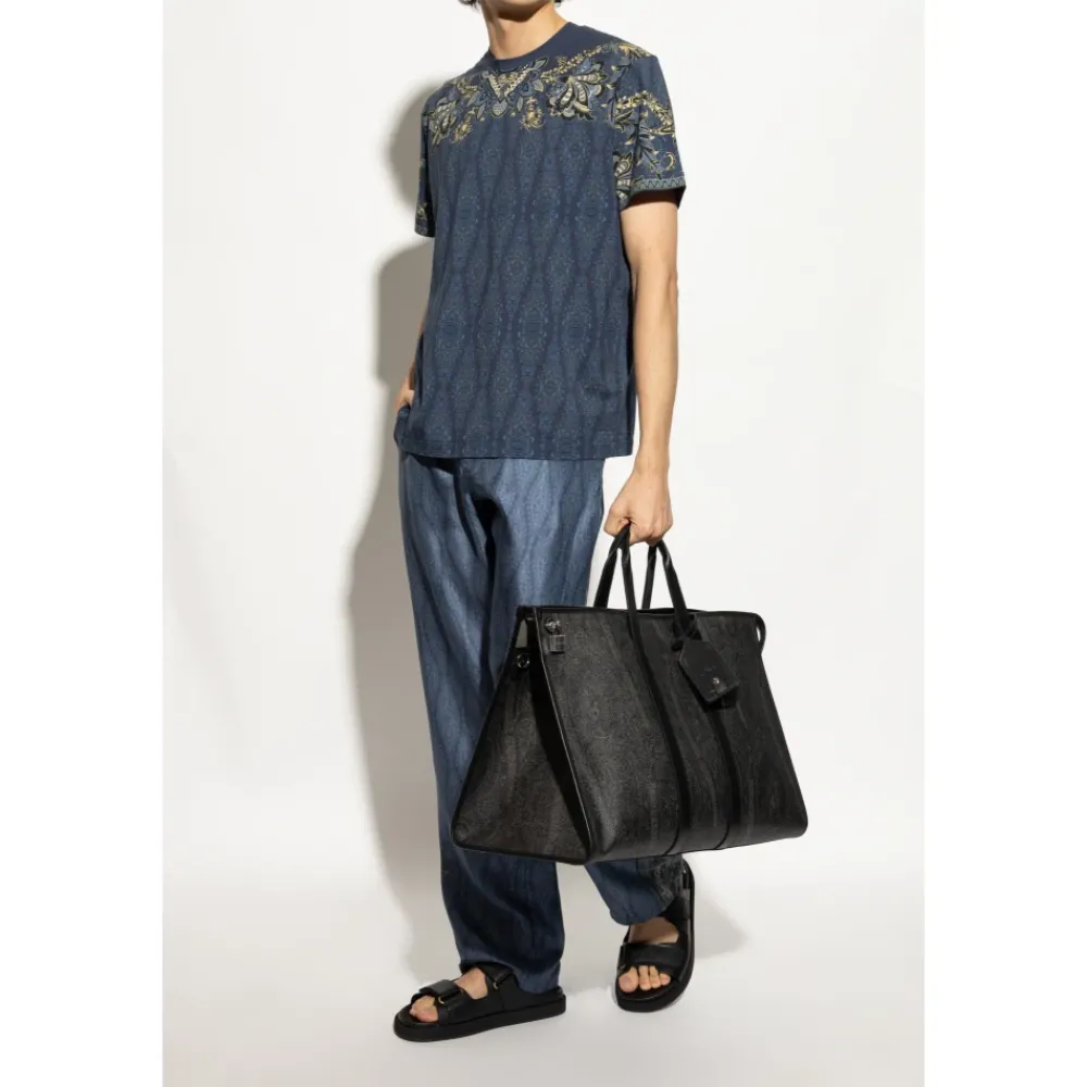 Heren Etro Sandalen^Leren Sandalen