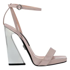 DAMES Philipp Plein Sandalen^Leren Sandalen Hoge Hakken