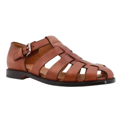 Heren Church's Leren Sandalen met Enkelbandje