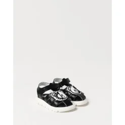 Moschino Leren Sandalen met Logo Detail