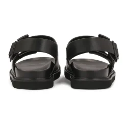 Heren Kazar Leren sandalen met metalen gesp