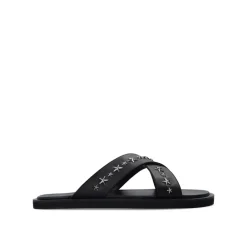 Heren Jimmy Choo Leren sandalen met metalen sterdetail