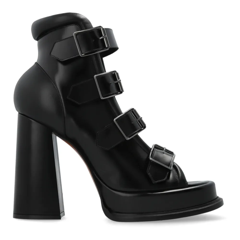 DAMES Alexander McQueen Sandalen^Leren schoenen