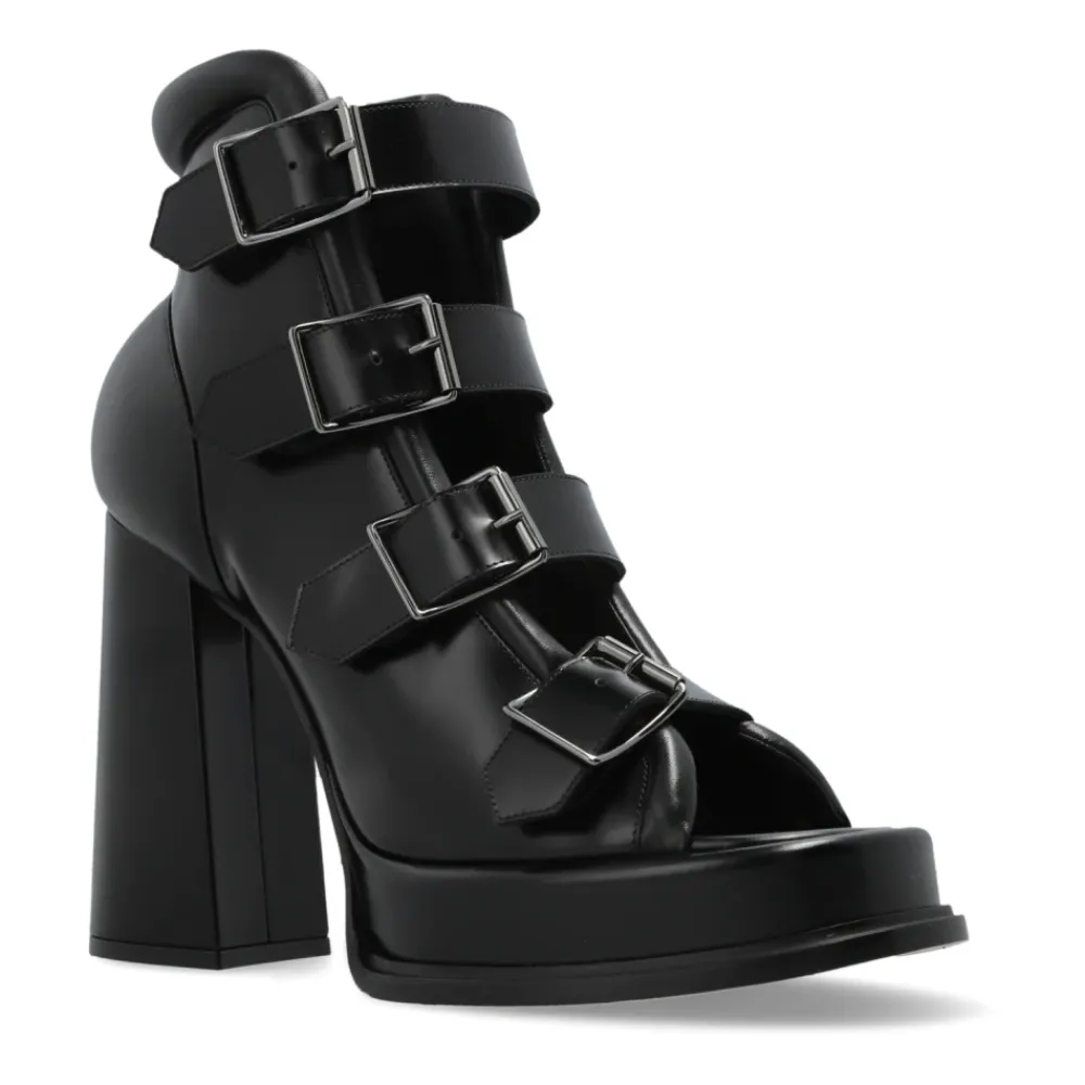 DAMES Alexander McQueen Sandalen^Leren schoenen