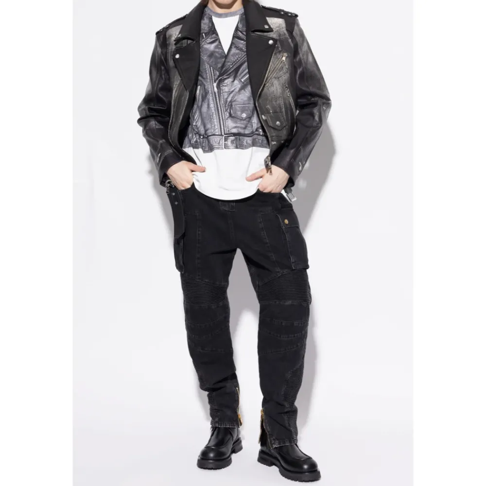 Heren Balmain Laarzen^Leren schoenen