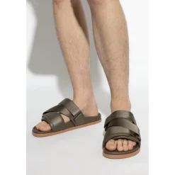 Heren Moncler Leren slides