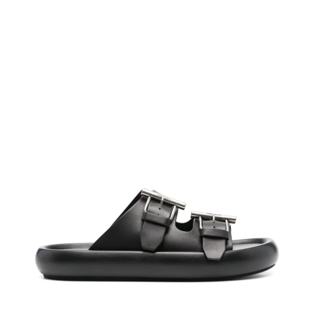 Heren Alexander McQueen Slippers^Leren slipper