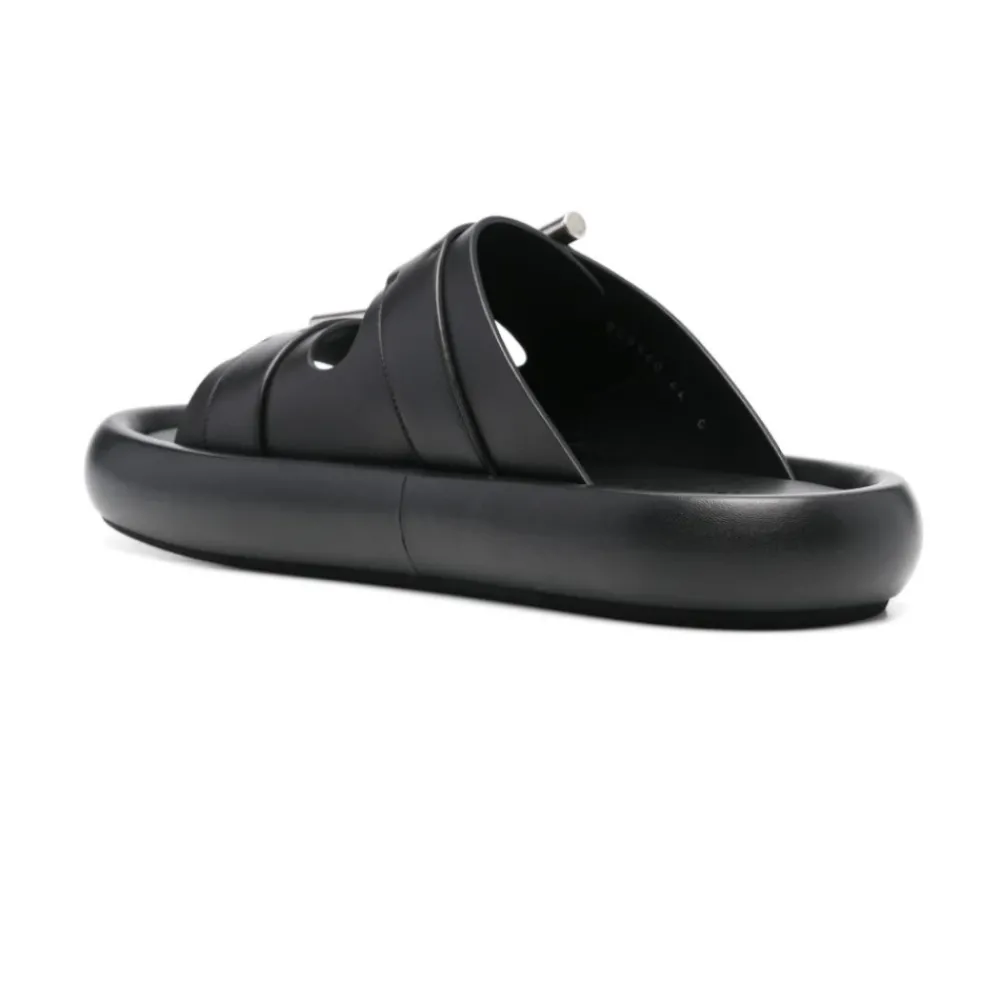 Heren Alexander McQueen Slippers^Leren slipper