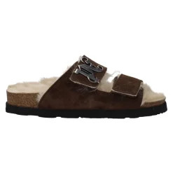 DAMES Palm Angels Slippers^Leren Slippers