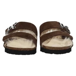 DAMES Palm Angels Slippers^Leren Slippers