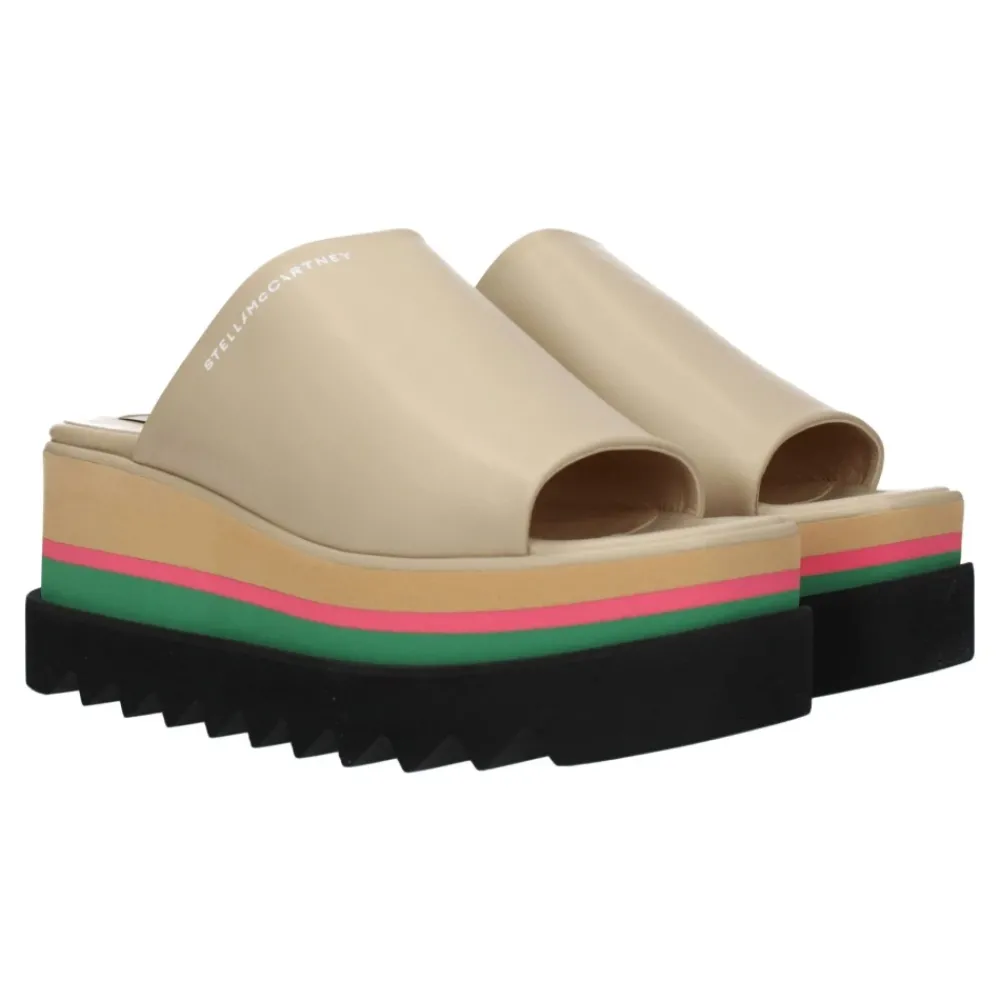 DAMES Stella McCartney Leren Slippers