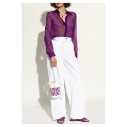 DAMES Dolce & Gabbana Leren slippers met logo