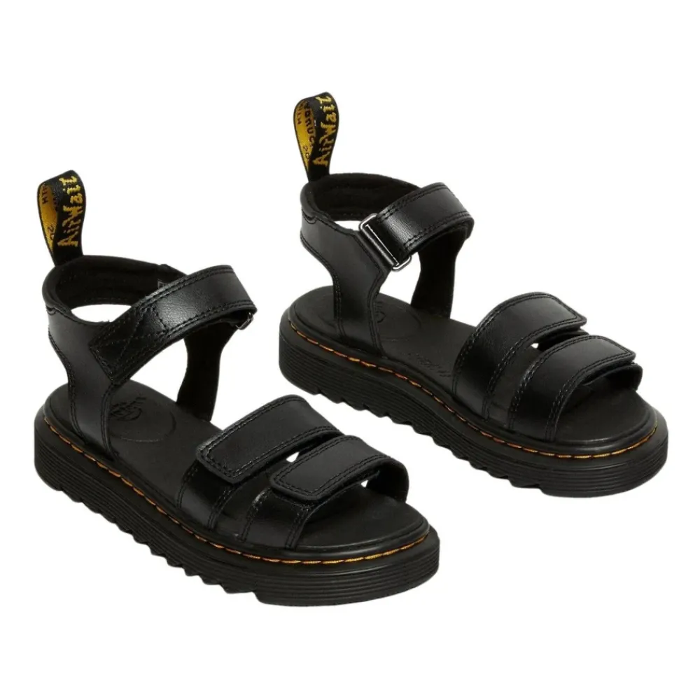 Dr. Martens Sandalen^Leren T Lamper Sandalen