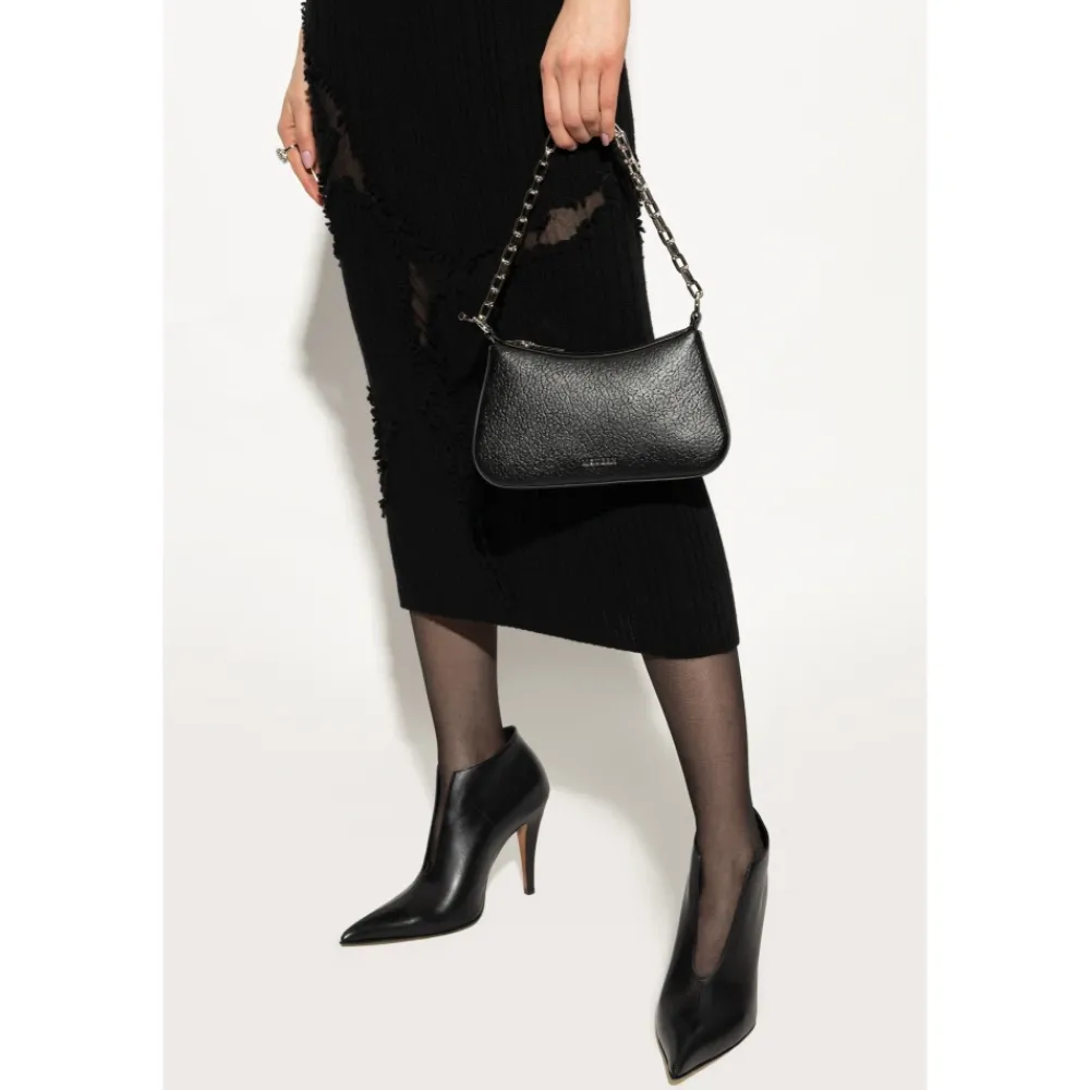 DAMES Alexander McQueen Leren tas T-Bar Mini