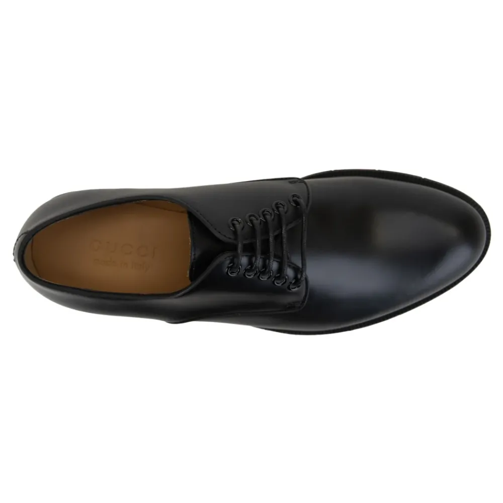 Heren Gucci Leren Veterschoenen