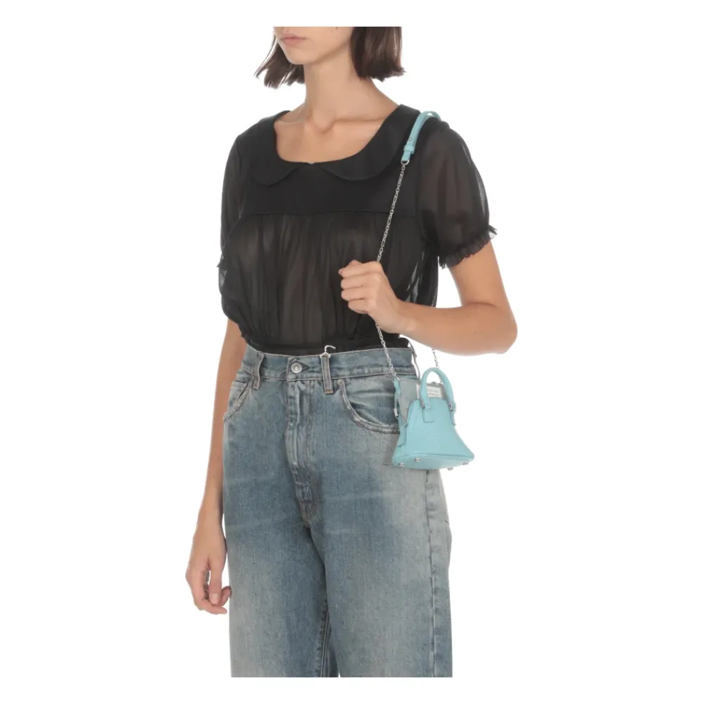 DAMES Maison Margiela Heuptassen^Lichte Crossbodytas van Pebbled Leer