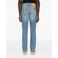 Heren Jacob Cohën Jeans^Lichte Jeans Knoopsluiting