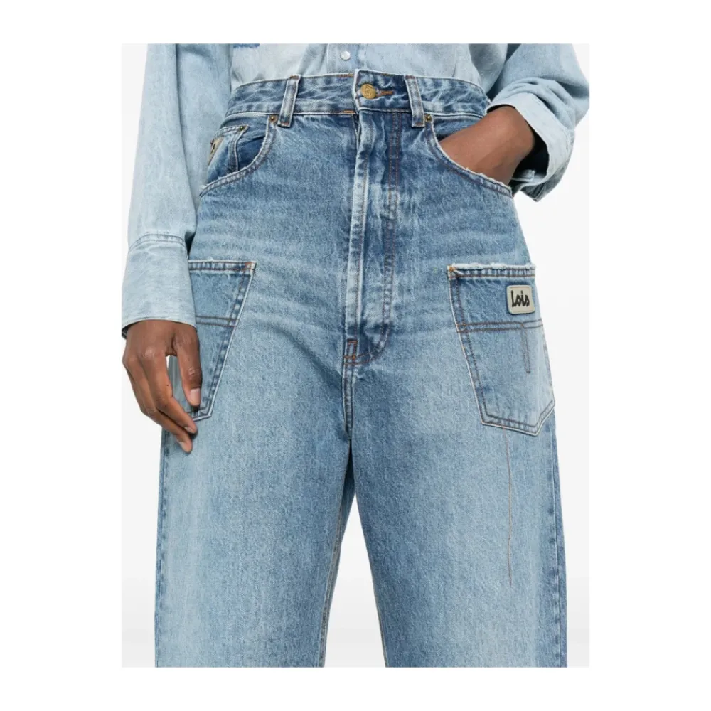 DAMES Lois Lichte Klassieke Vijf-Pocket Jeans