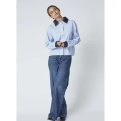 DAMES Co'Couture Lichte Nelsoncc Gestreepte V-hals Blouse