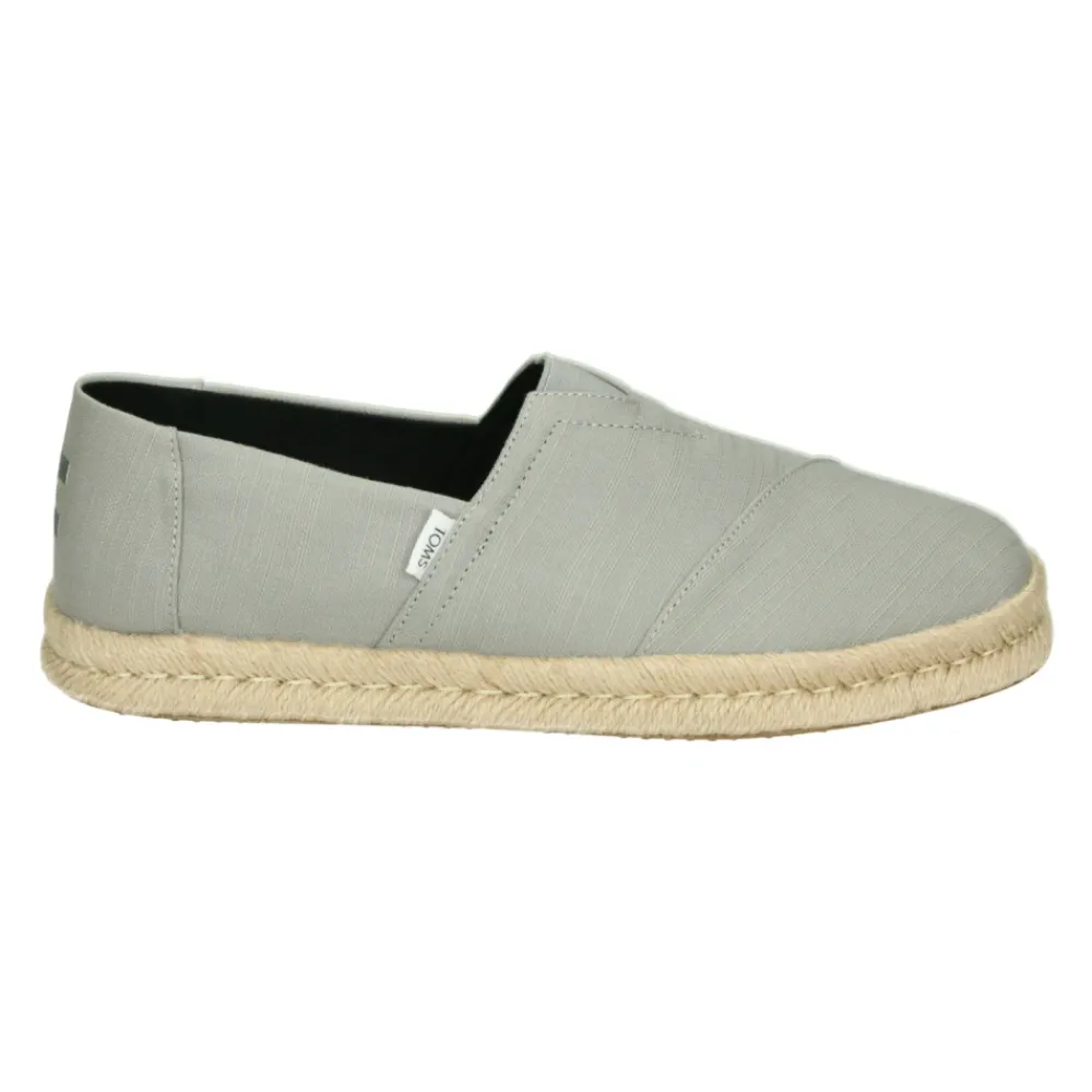 Heren TOMS Espadrilles^Lichtgrijze Instappers