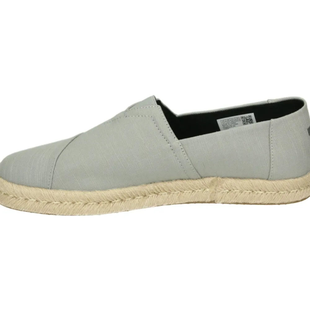 Heren TOMS Espadrilles^Lichtgrijze Instappers