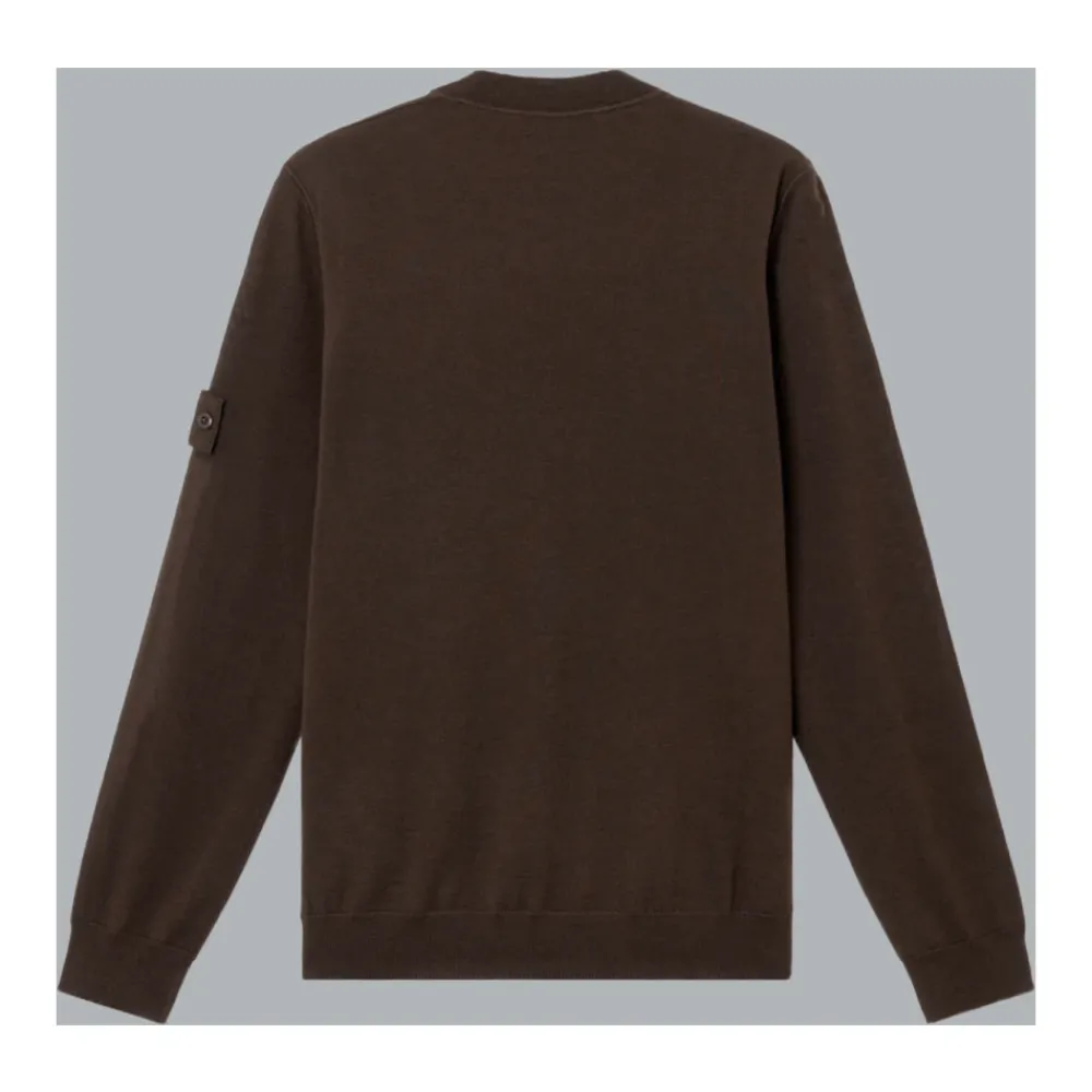 Heren Stone Island Truien & Vesten^Light Pure Wool S.I. Ghost Crew Neck