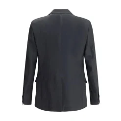 Heren Dolce & Gabbana Kostuums^Linnen Blazer met Puntige Revers
