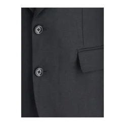 Heren Dolce & Gabbana Kostuums^Linnen Blazer met Puntige Revers