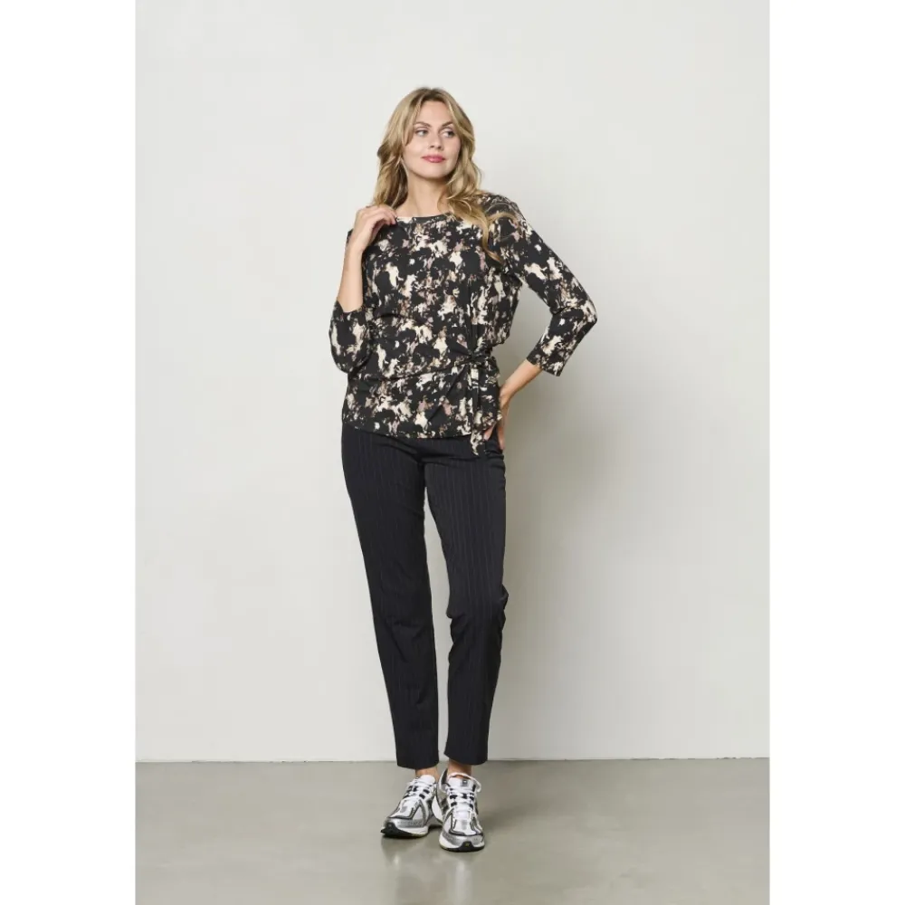 DAMES &Co Woman Shirts^LIZZY ROCK E-Chocolate multi