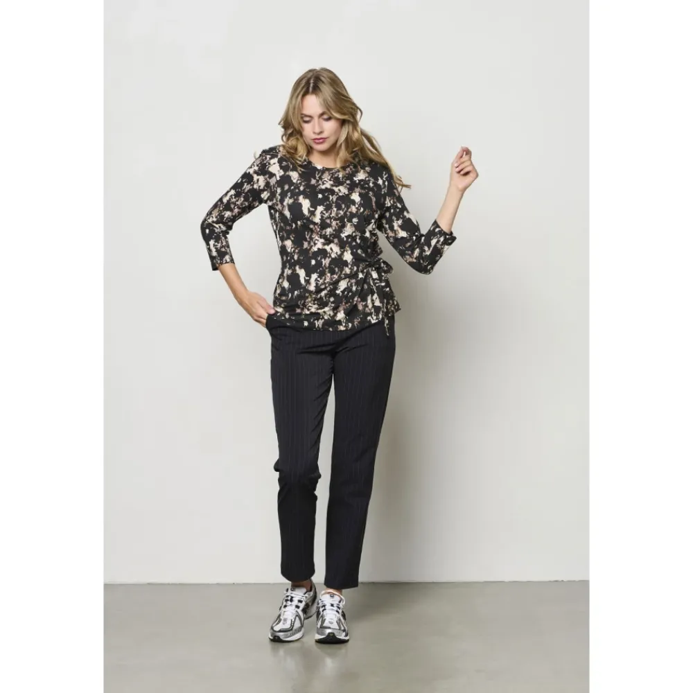 DAMES &Co Woman Shirts^LIZZY ROCK E-Chocolate multi