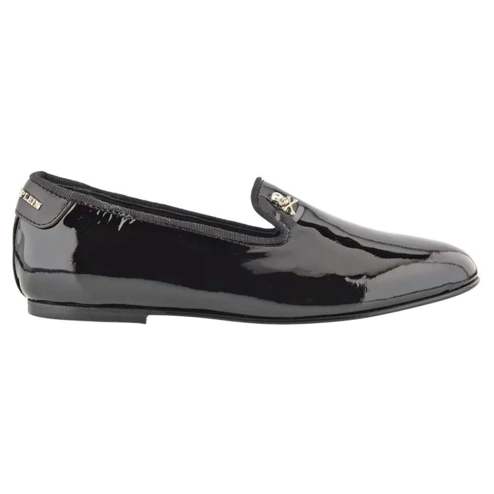 Philipp Plein Loafers Patent Skull